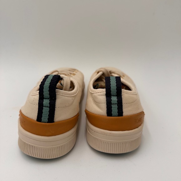Toms Cream and Tan Sneakers - Picture 6 of 10